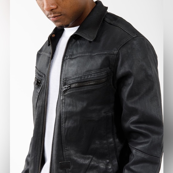 G-Star Raw Air-force Waxed Denim Jacket - Picture 6 of 12